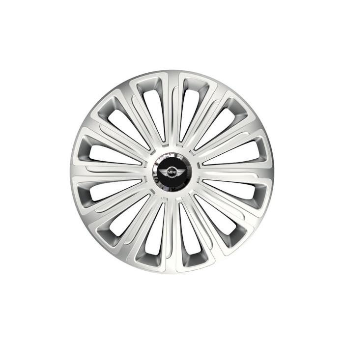 Set 4 capace roti Cu Inel Cromat Trend R15 Compatibil Cu Mini