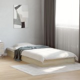 Cumpara ieftin Cadru pat fără saltea stejar sonoma, 90x200 cm, lemn prelucrat