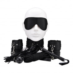 Bound to Play Beginner’s Bondage Kit Black (8 Piece)