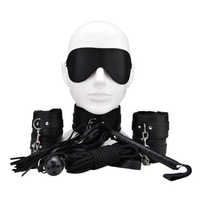 Bound to Play Beginner&amp;rsquo;s Bondage Kit Black (8 Piece) foto
