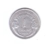 Moneda Franta 1 franc 1949, fara litera, stare buna, curata, Europa, Aluminiu