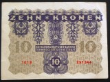 Cumpara ieftin Bancnota istorica 10 COROANE - AUSTRO-UNGARIA (AUSTRIA), anul 1922 *cod 620 A