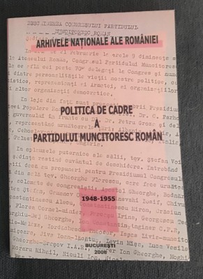 Politica de cadre a Partidului Muncitoresc Rom&amp;acirc;n foto
