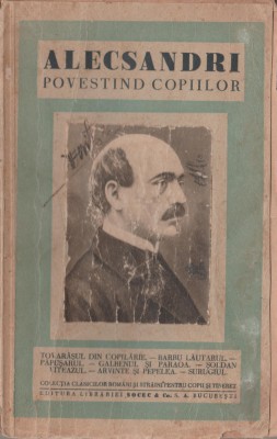 Alecsandri povestind copiilor foto