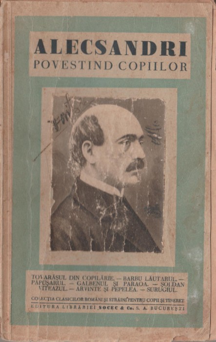 Alecsandri povestind copiilor