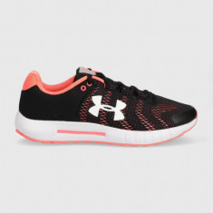 Under Armour pantofi de alergat Micro G Pursuit BP culoarea negru, cu toc plat, 3021969 3021969-601