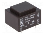 Transformator &icirc;ncapsulat HAHN 1,5VA 230VAC 12V 125mA PCB