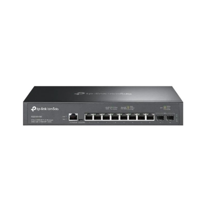 Switch TP-Link SG3210X-M2, 8 x porturi RJ 45, 2 x