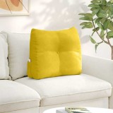 vidaXL Perna pentru spate Galben 60 x 24 x 50 cm Catifea 42014407