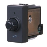 Variator simplu Gewiss Top System, modular, IP20, negru