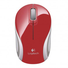 Mouse Logitech Wireless Mini M187 Red foto