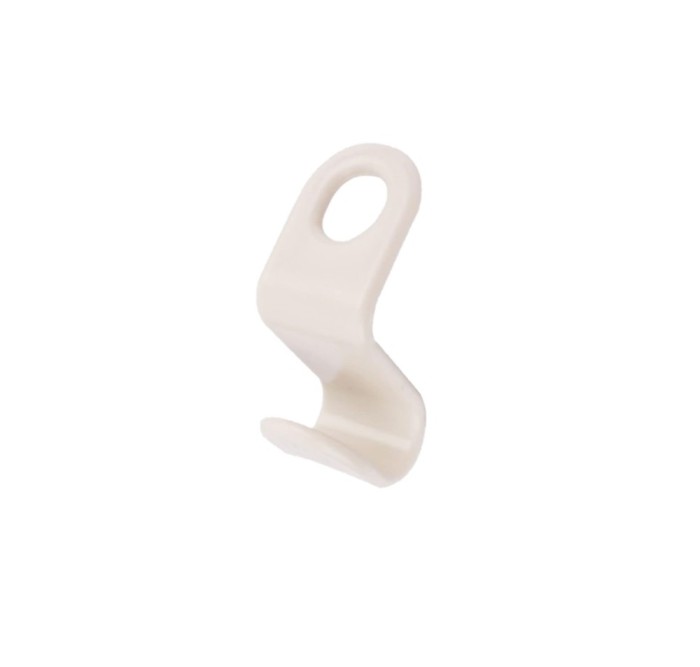 Set 10 Carlige din PVC, pentru Agatare si Organizare Umerase Haine, Alb, CBD CORAL BEST DEALS Alb 10 5 cm 2 cm 5 cm Alb 10