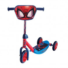 Trotineta cu 3 roti Spider-Man AS, 58-62 cm, inaltime reglabila, aluminiu, 2-5 ani foto