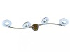 Corp de iluminat,plafoniera liniara LED,4 spoturi reglabile, 25000 ore,25W