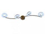 Corp de iluminat,plafoniera liniara LED,4 spoturi reglabile, 25000 ore,25W