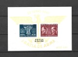 ROMANIA 1941-FRATIA DE ARME ROMANO-GERMANA, COLITA CU SUPRATIPAR, MNH - LP 146 IV