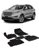Covorase Auto Cauciuc Negru Dedicate Ford Edge (2016-2019) Set Complet Fata + Spate