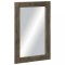 Gossi oglinda de baie gri 50x3x70 cm lemn masiv de mango