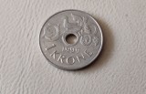 Norvegia - 1 krone / coroană (1999) - monedă s392
