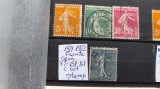1921 Franta-Semanat.-YT158-161-compl.set-stamp., Stampilat