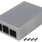 Carcasă Aluminiu Gri pentru Raspberry Pi 4 B