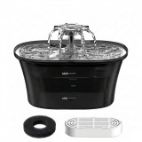 Fantana automata de apa Nunbell pentru pisici si caini, dozator de apa, include 1 filtru, capacitate 2.5 L