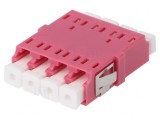 Conector Fibră Optică Quad Multimod LC Mamă