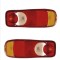 Set 2 lampi normale pentru autoutilitara/camion/remorca cu mufa