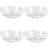 Set boluri, 4 piese, 180 ml, Plastic, Transparent