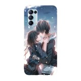 Husa compatibila cu Oppo A72 model Love story Anime, Silicon, TPU, Viceversa, Transparent, Carcasa