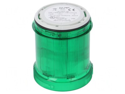 Semnalizator LED Verde 24V IP66 &amp;Oslash;63x76mm foto