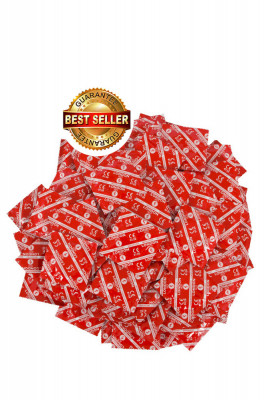 Prezervative London Red, cu aroma de capsune, 100 buc foto