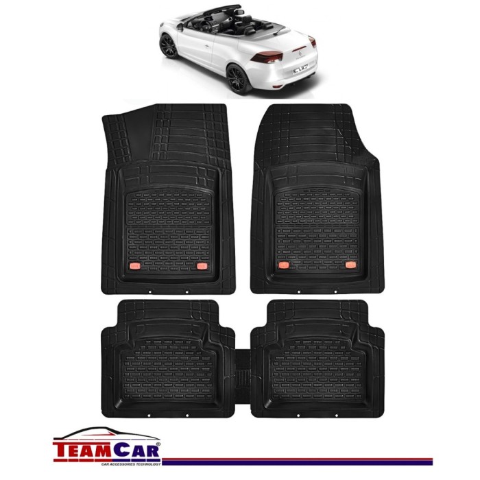 Covorașe Auto TeamCar&reg; Tip Tăviță Compatibile Renault Megane III (2008&ndash;2016) - Cabrio