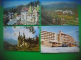 HOPCT LOT 3208 - 4 CARTI POSTALE-SINAIA-JUD PRAHOVA-CIRCULATE, Circulata, Printata