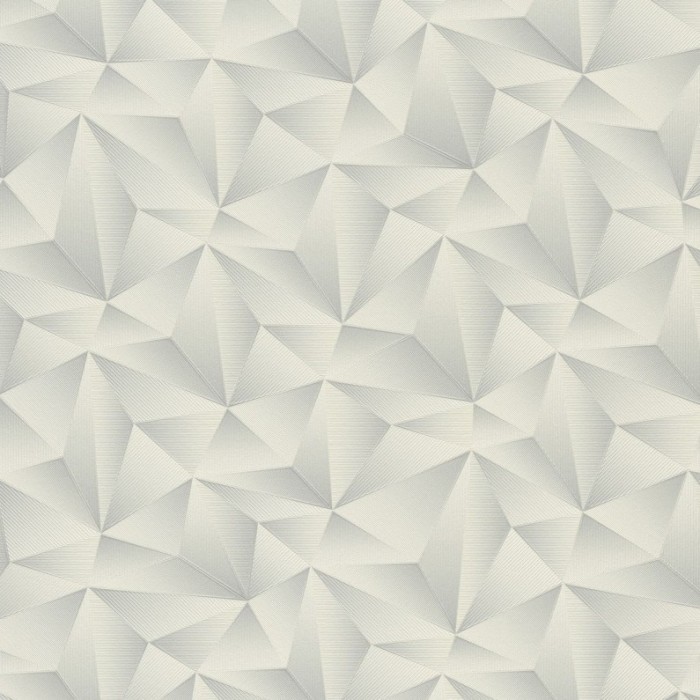 Tapet 3D, geometric, argintiu, living, lavabil, 10106-31