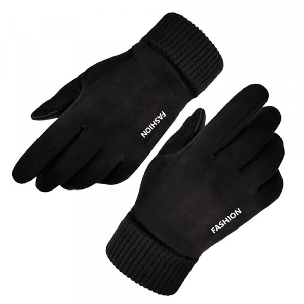 Manusi De Iarna Tactile Unisex Techsuit ST0010, Marime Universala, Negre