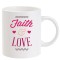 Cana alba personalizata Faith and Love, INOVATIX&reg;. 330 ml