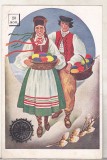 bnk cp Polonia - Felicitare veche de Paste - necirculata
