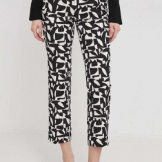 Sisley pantaloni femei, drept, medium waist