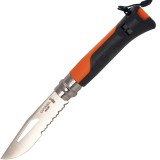 Cuțit de buzunar Opinel VRI N&deg;08 Outdoor Sport Inox orange