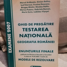 Ghid pregatire pentru testarea nationala - Geografia Romaniei