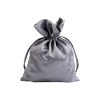 Saculet Satin Argintiu Cadouri Crisalida 13x18 cm, Elegant, Lucios, Snur Satin, Ambalare Bijuterii, Ceas