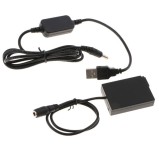 AC adapter USB DMW-AC8 coupler DMW-DCC9 DMW-BLD10E replace Panasonic, Generic