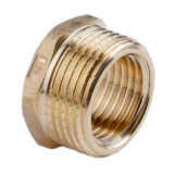 Fiting bronz reductie 1/2-1/4 pentru instalatii sanitare si termice