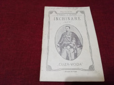 N PRUSANU - INCHINARE LUI CUZA-VODA 1912 POEZII foto