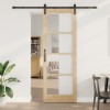 Ușă glisantă vidaXL cu set hardware &#039;ORKDAL&#039;83x232 cm