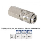 Cupla rapida aer, otel, filet interior 1/4&quot; ADLER MA0131.1