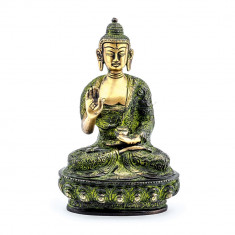 Statueta cu Buddha medicinei din bronz foto
