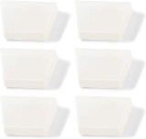 Set de 6 varfuri pentru clesti SPEEDWOX, cauciuc, alb, 32 x 19 mm