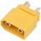 Conector alimentare DC XT90 tată PIN 2 AMASS pentru PCB THT